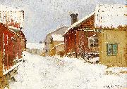 Axel Axelson Fiskaregrand, Stockholm Sweden oil painting artist